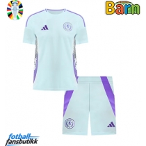 Skottland Bortedraktsett Barn EM 2024 Kortermet (+ Korte bukser)